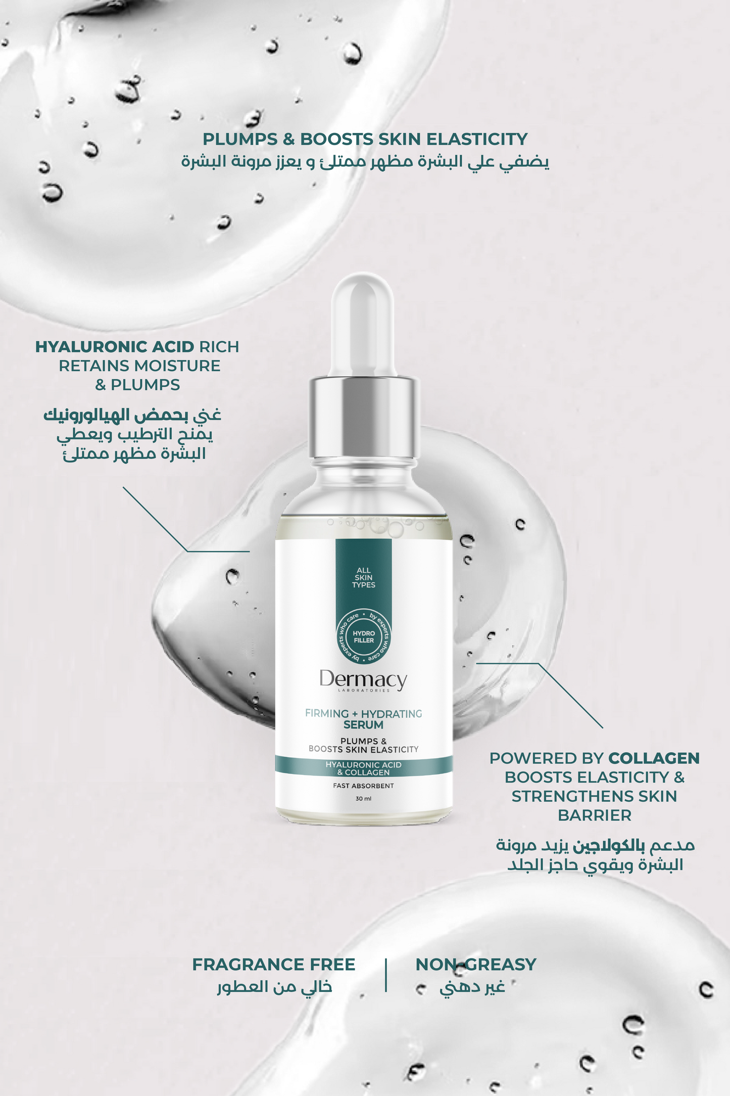 Hyaluronic Acid & Collagen Serum 30ml