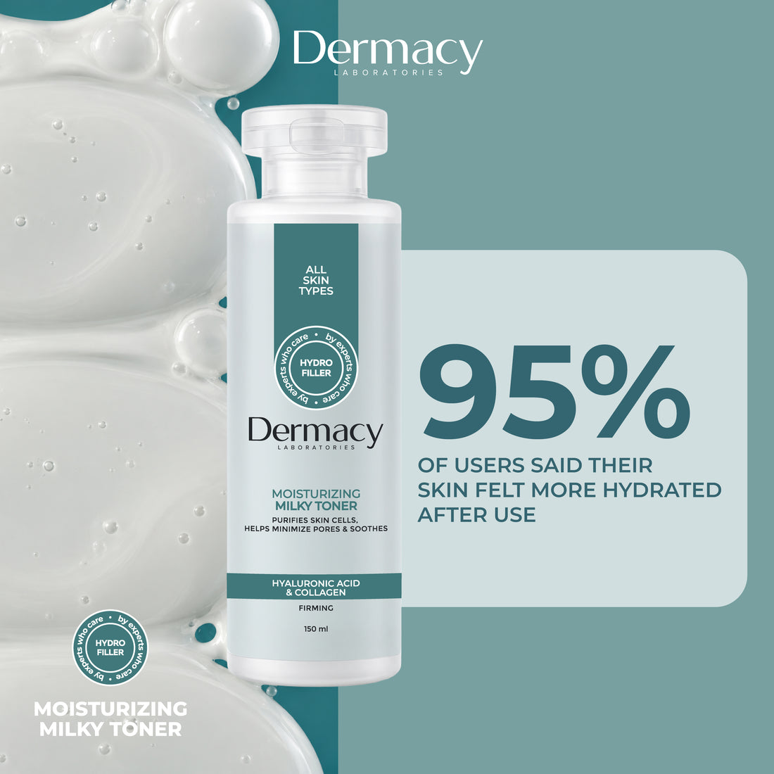 Hyaluronic Acid + Collagen Moisturizing Milky Toner 150ml