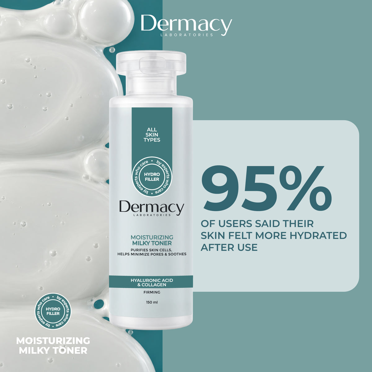 Hyaluronic Acid + Collagen Moisturizing Milky Toner 150ml
