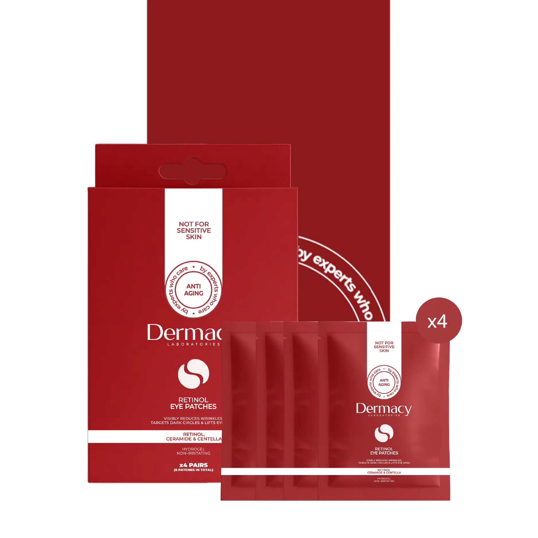 Dermacy Retinol Eye Patches Box (4 Pairs)