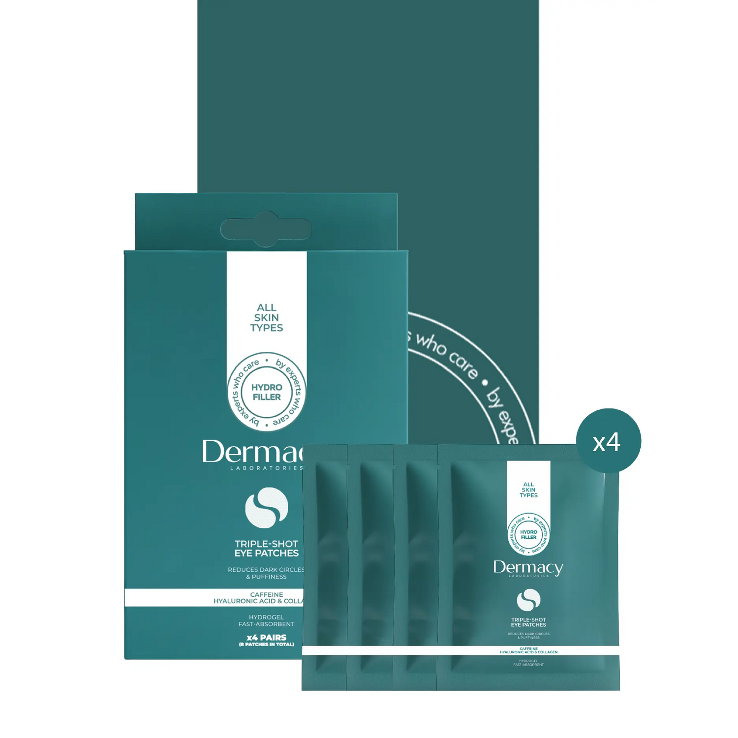 Triple-Shot Eye Patches Box (4 Pairs)