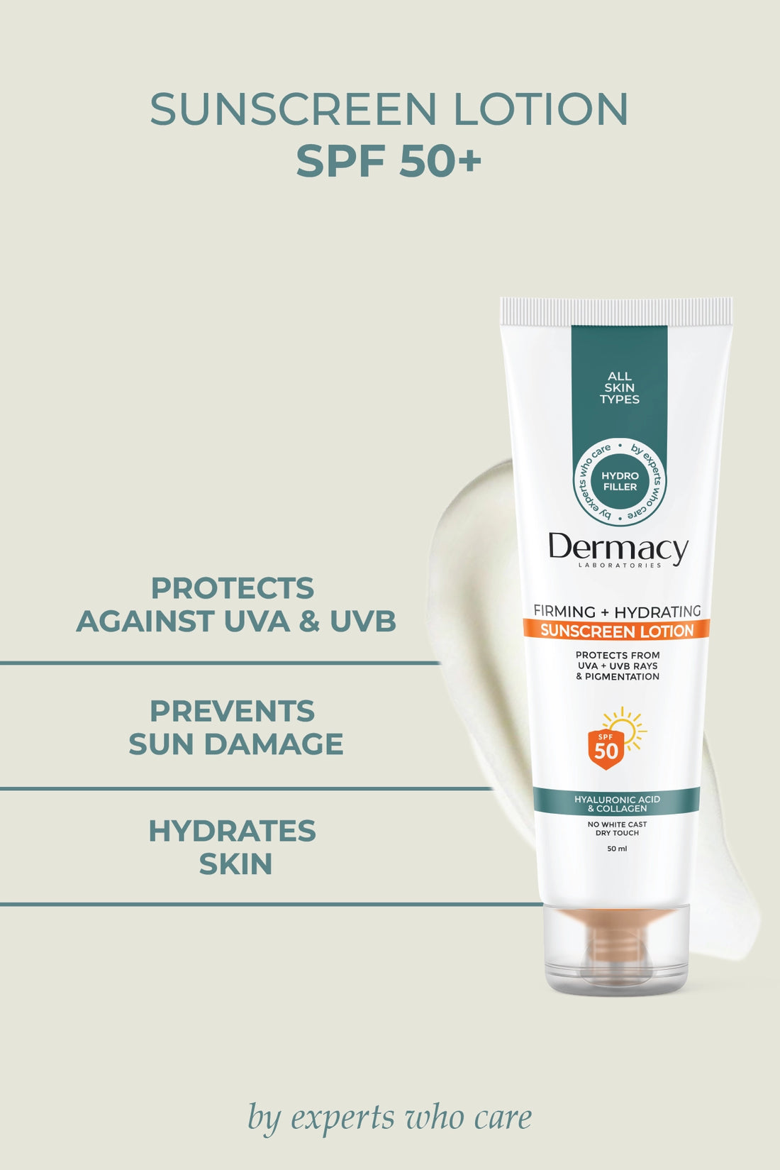 Firming + Hydrating Sunscreen Lotion (SPF 50) 50ml